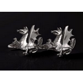 Brass Cufflinks - Custom 3D Shape - Dragon